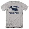 University of Nevada, Reno Official Wolf Pack Logo Unisex Adult T Shirt,Athletic Heather, 5X-Large view 1