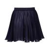 FEESHOW Girls Chiffon Ballet Mini Wrap Solid Color Skirt Classic Basic Workout Gymnastic Training Ballerina Dancewear Navy Blue 12-15 Years view 1