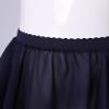 FEESHOW Girls Chiffon Ballet Mini Wrap Solid Color Skirt Classic Basic Workout Gymnastic Training Ballerina Dancewear Navy Blue 12-15 Years view 4