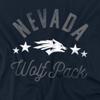 University of Nevada, Reno Official Wolf Pack Unisex Adult T Shirt,Wolf Pack, 5X-Large view 2