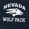 University of Nevada, Reno Official Wolf Pack Logo Unisex Adult T Shirt,Wolf Pack Logo, 4X-Large view 3
