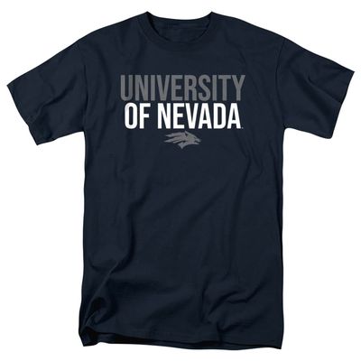 University of Nevada, Reno Official Stacked Unisex Adult T Shirt,Stacked, 4X-Large