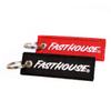 FASTHOUSE Logo Key Chain (Black, One Size) view 1