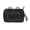 EXCELLENT ELITE SPANKER Tactical Molle Admin Pouch Compact Utility EDC Tool Bag with Shoulder Strap Nylon Belt Waist Bag for Tactical Accessories (BLK) view 1