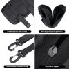 EXCELLENT ELITE SPANKER Tactical Molle Admin Pouch Compact Utility EDC Tool Bag with Shoulder Strap Nylon Belt Waist Bag for Tactical Accessories (BLK) view 3