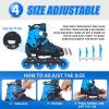 Nattork Adjustable Inline Skates for Little Kids Boys with Light up Wheels - Blue Child Blade Roller Skating for Beginners Size 1 2 3 4 Ages 7 8 9 10 view 4
