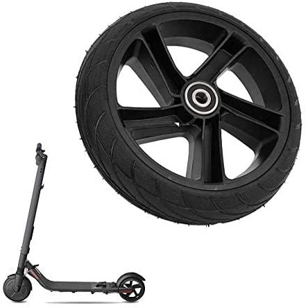 GYL JUNHAO 8 Inch Solid Tire Wheel Hub 200x50 Solid Tire Alloy hub Replacement ES1 ES2 ES4 Electric Scooter Explosion-Proof Rear Solid Tire Wheel Hub Set