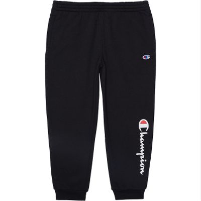 Champion Girls Heritage Fleece Jogger Sweatpant Big and Little Girls (Black, Large)