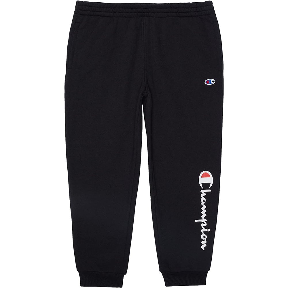 Champion Girls Heritage Fleece Jogger Sweatpant Big and Little Girls (Black, Large)