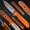 Firebird GANZO FH41S-OR Pocket Folding Knife D2 Steel Blade G10 Anti-Slip Handle with Clip Fishing Hunting Camping Outdoor Flipper EDC Pocket Knife Best Gift for Men and Women (Orange) view 3