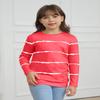 Ebifin Girls Long Sleeve Shirts Kids Casual Crewneck Tunic Tops Button Striped Tee Blouses Size 4-15 view 2