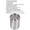Camping Coffee Pot, Easy Carry Outdoors Coffees Maker Cup Wire Drawing with Foldable Handle Lid for Hiking view 4