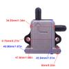 Boat Engine 803522T1/T2/T3-T06 8M0053669 8M0053668 Carburetor & 803529T06/T05/T04/T03/T02/T01 Fuel Pump & 16248 8M0157133 Fuel Filter & 803508013 Gasket for Mercury 4-Stroke 3.5HP 4HP 5HP Outboard view 4