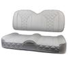 MODZ FS2 Custom Golf Cart Front Seat for EZGO RXV - [2008-Up] - Gray Base - X-Diamond Pattern view 1