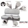 MODZ FS2 Custom Golf Cart Front Seat for EZGO RXV - [2008-Up] - Gray Base - X-Diamond Pattern view 2