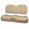 MODZ FS2 Custom Golf Cart Front Seat for Club Car Precedent/Onward/Tempo - [2004-Up] - Khaki Base - X-Diamond Pattern view 1