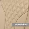 MODZ FS2 Custom Golf Cart Front Seat for Club Car Precedent/Onward/Tempo - [2004-Up] - Khaki Base - X-Diamond Pattern view 4