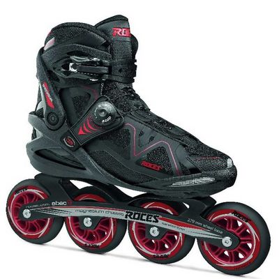 Roces Mens Gymnasium 2.0 M Inline Skates Blades 400803 (Black/Red 6)