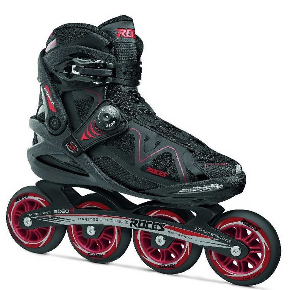 Roces Mens Gymnasium 2.0 M Inline Skates Blades 400803 (Black/Red 6)