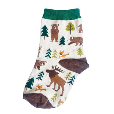 Foot Traffic Kids Novelty Woodland Creatures Socks