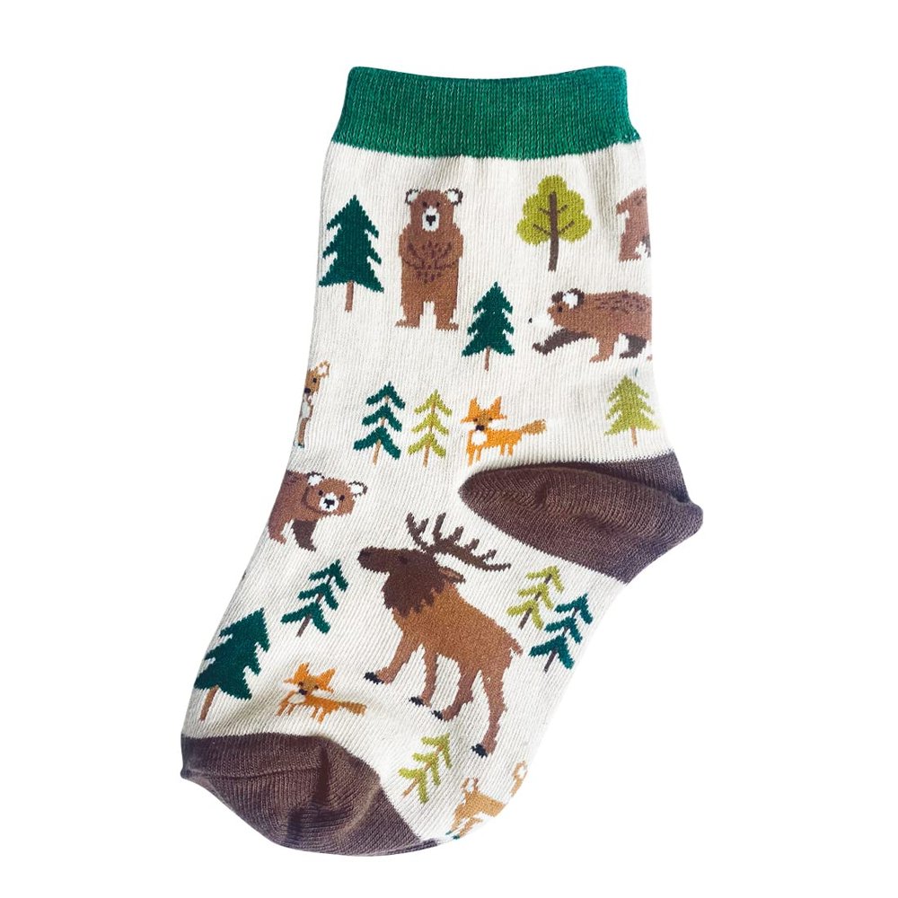 Foot Traffic Kids Novelty Woodland Creatures Socks