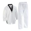Ultimate - Taekwondo Gi Uniform - Kids Adults Unisex White Belt Included (White & Black, 000) view 1