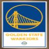 Trends International NBA Golden State Warriors - Logo 21 Wall Poster, 22.375" x 34", Bronze Framed Version view 1