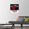 NBA Miami Heat - Logo 21 Wall Poster with Push Pins view 2