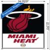 NBA Miami Heat - Logo 21 Wall Poster with Push Pins view 3