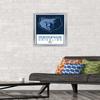 Trends International NBA Memphis Grizzlies - Logo 21 Wall Poster, 14.725" x 22.375", Silver Framed Version view 2