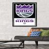 Trends International NBA Sacramento Kings - Logo 21 Wall Poster, 22.375" x 34", Black Framed Version view 2