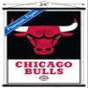 Trends International NBA Chicago Bulls - Logo 21 Wall Poster, 22.375" x 34", Premium Print and Black Hanger Bundle view 3