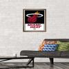 Trends International NBA Miami Heat - Logo 21 Wall Poster, 14.725" x 22.375", Bronze Framed Version view 2