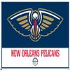 NBA New Orleans Pelicans - Logo 21 Wall Poster with Pushpins view 4