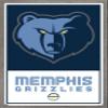 Trends International NBA Memphis Grizzlies - Logo 21 Wall Poster, 14.725" x 22.375", Barnwood Framed Version view 1