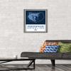 Trends International NBA Memphis Grizzlies - Logo 21 Wall Poster, 14.725" x 22.375", Barnwood Framed Version view 2