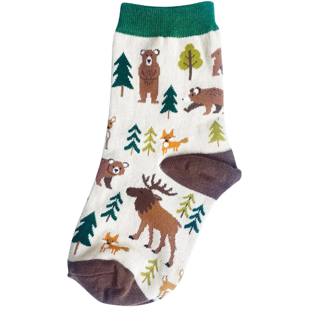 Youth Novelty Woodland Creatures Socks