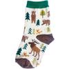 Youth Novelty Woodland Creatures Socks view 1