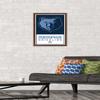 Trends International NBA Memphis Grizzlies - Logo 21 Wall Poster, 14.725" x 22.375", Mahogany Framed Version view 2