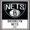 Trends International NBA Brooklyn Nets - Logo 21 Wall Poster, 14.725" x 22.375", Barnwood Framed Version view 1