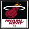 Trends International NBA Miami Heat - Logo 21 Wall Poster, 22.375" x 34", Black Framed Version view 1