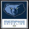 Trends International NBA Memphis Grizzlies - Logo 21 Wall Poster, 14.725" x 22.375", Black Framed Version view 1