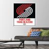 NBA Portland Trail Blazers - Logo 21 Wall Poster with Pushpins view 2