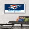 Trends International NBA Oklahoma City Thunder - Logo 21 Wall Poster, 22.375" x 34", Black Framed Version view 2