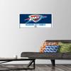 NBA Oklahoma City Thunder - Logo 21 Wall Poster with Push Pins view 2