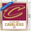Trends International NBA Cleveland Cavaliers - Logo 21 Wall Poster, 22.375" x 34", Gold Framed Version view 3