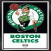 Trends International NBA Boston Celtics - Logo 21 Wall Poster, 14.725" x 22.375", Black Framed Version view 1
