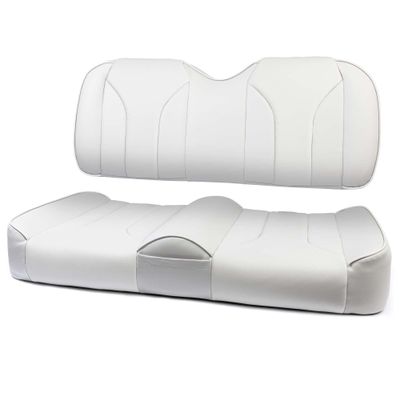 MODZ FS2 Custom Golf Cart Front Seat for Club Car Precedent/Onward/Tempo - [2004-Up] - White Base - No Pattern
