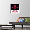 NBA Houston Rockets - Logo 21 Wall Poster with Push Pins view 2