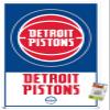 NBA Detroit Pistons - Logo 21 Wall Poster with Push Pins view 1